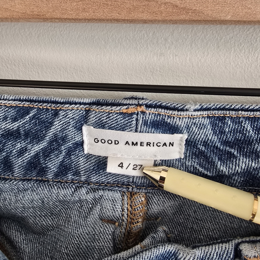 Revolve GOOD 90's YOKE Jeans in Indigo 633 Good American Size 27 4 - Picture 8 of 12